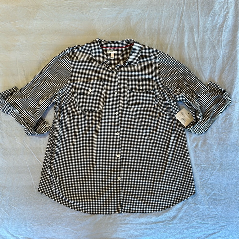 Croft & Barrow Tab Sleeve Button Down Shirt